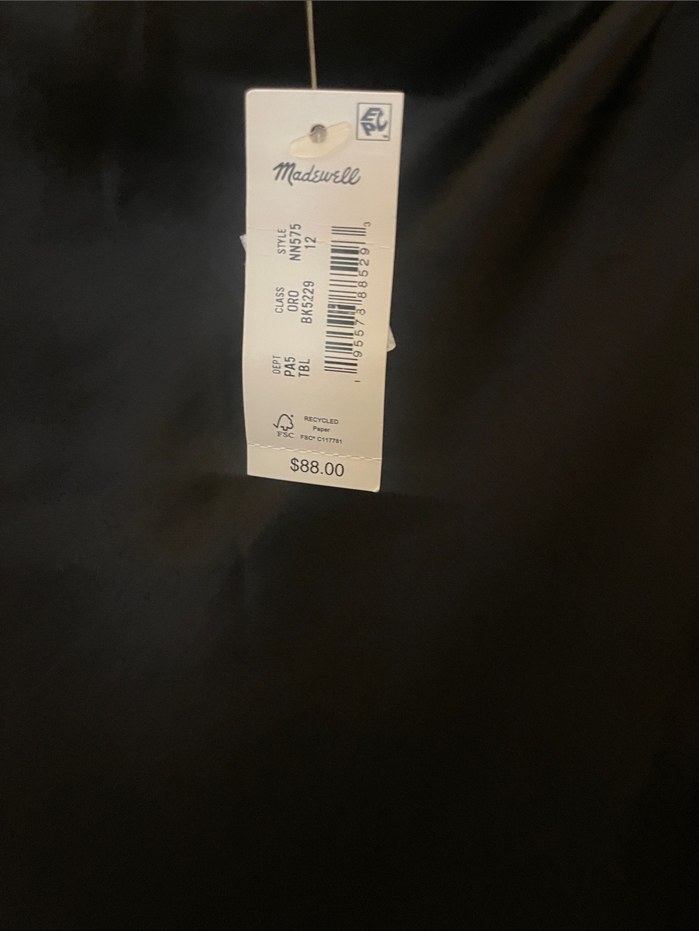 NEW…Madewell Satin Slip Skirt - Picture 6 of 6
